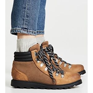 Sorel Ainsley Conquest Boots Brown NWB